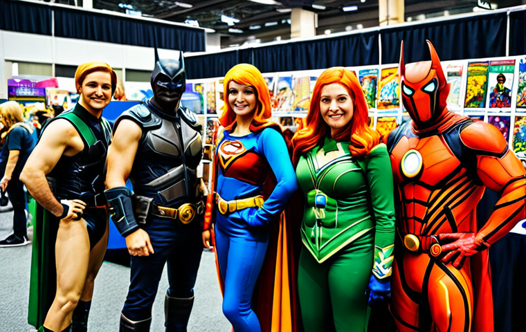 Bungaeman Cosplay at a Comic Convention**

"A diverse crowd at a vibrant comic convention, featuring a Bungaeman cosplayer in a detailed, handcrafted costume, fully clothed in the Bungaeman outfit. The background includes booths with comic books and merchandise, other cosplayers in various costumes. Shot with a professional photography style, perfect anatomy, well-formed hands, correct proportions, natural pose, high resolution, vibrant colors, safe for work, appropriate content, modest clothing, family-friendly event."

**